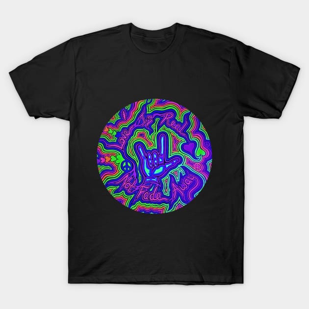 ASL I Love You NFA T-Shirt by AimDawg's Soulful Art Creations